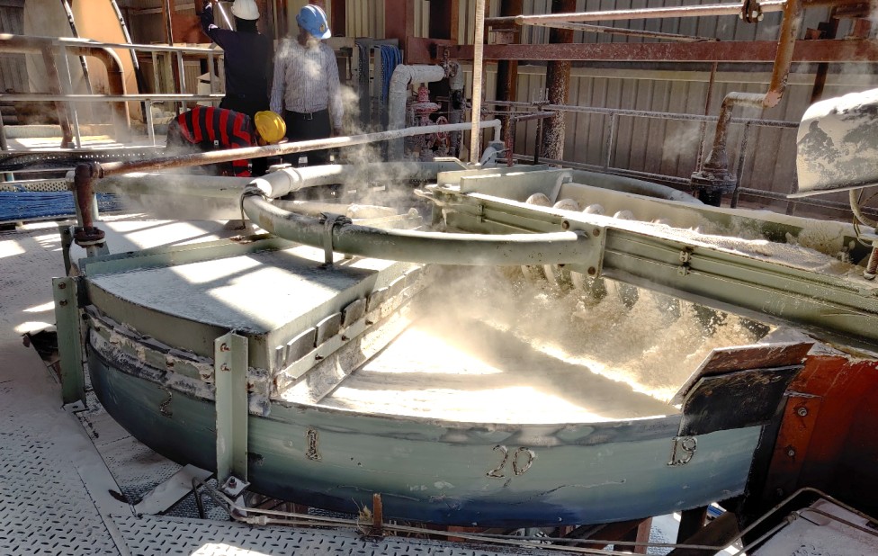 Rotating Horizontal Vacuum Filter